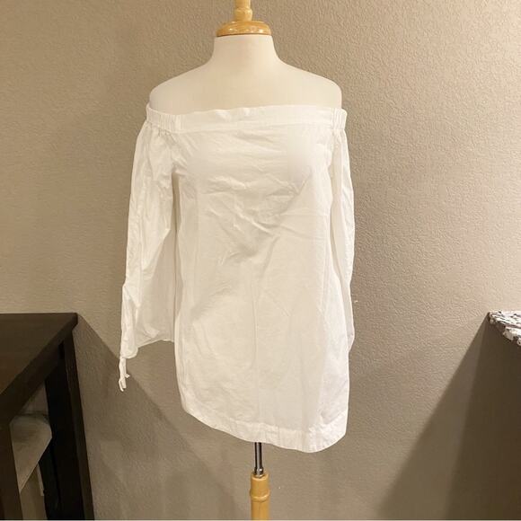 Free People Show Me Some Shoulder Top White Small - Picture 2 of 6